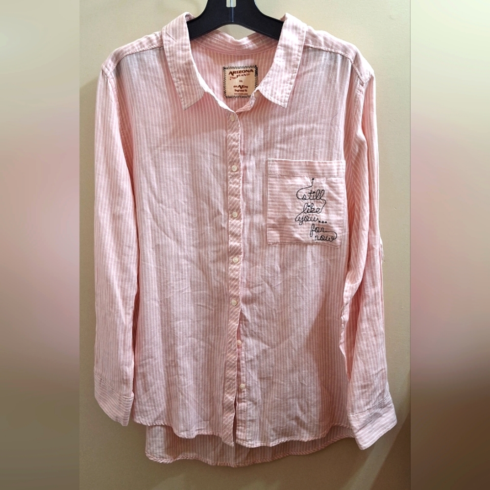 Arizona Jean Co. Boyfriend Fit Shirt – Size XXL